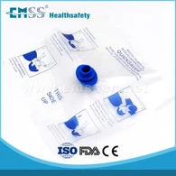 מותאם אישית Latex חינם אחד בדרך כיס שסתומים חד פעמי מסכת החייאה